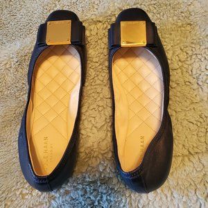 Cole Haan Navy Flats